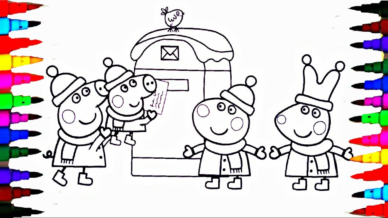 Coloring Books For Kids
 PEPPA PIG Coloring Book Pages Kids Fun Art Activities