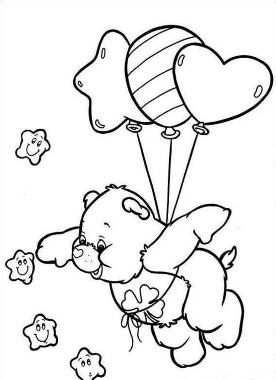Coloring Books For Kids
 Free Printable Care Bear Coloring Pages For Kids