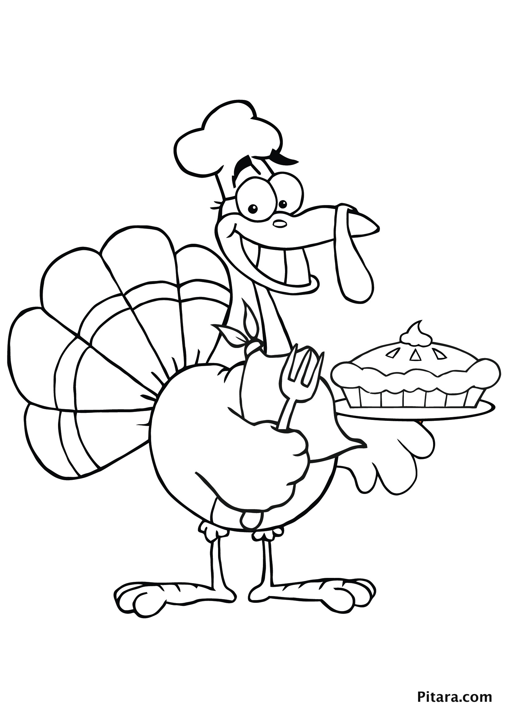 Coloring Books For Kids
 Turkey Coloring Pages for Kids
