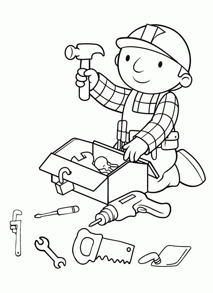 Coloring Books For Toddler
 Free Printable Bob The Builder Coloring Pages For Kids