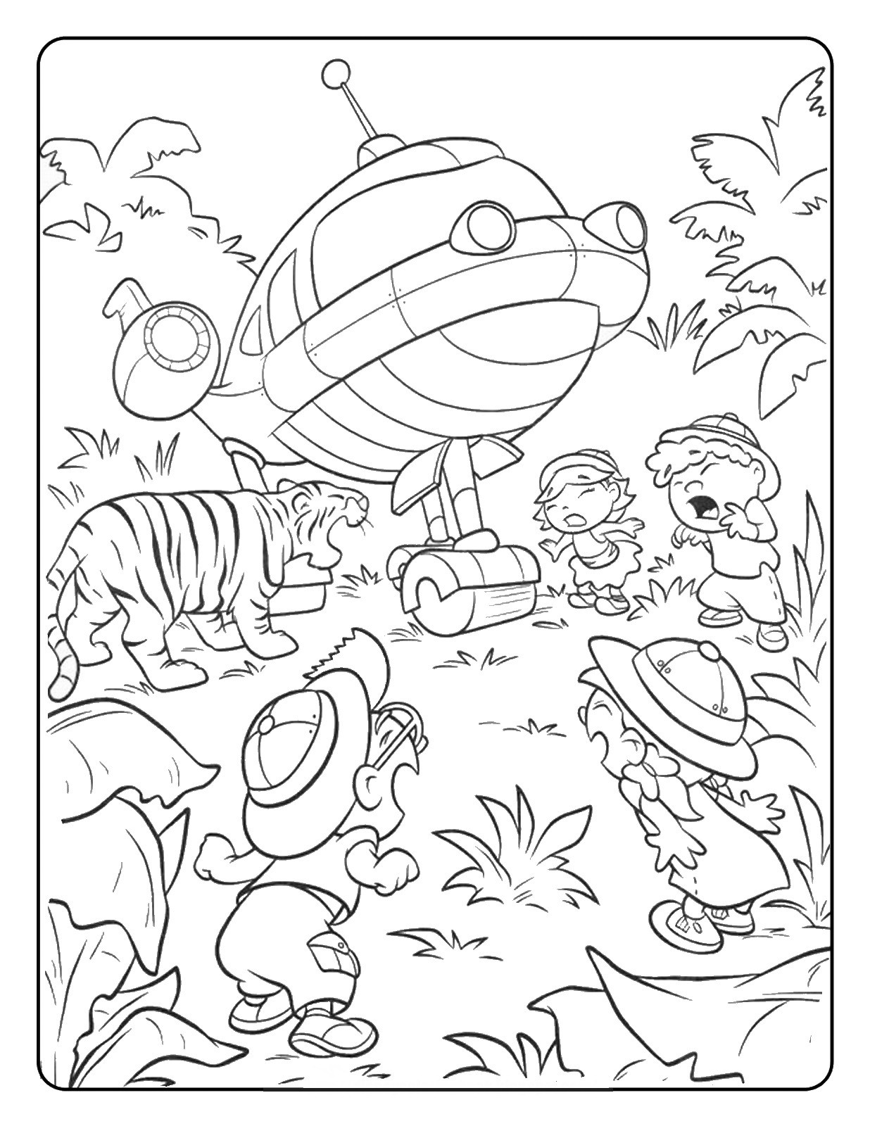 Coloring Books Printables
 Little Einsteins Coloring Pages