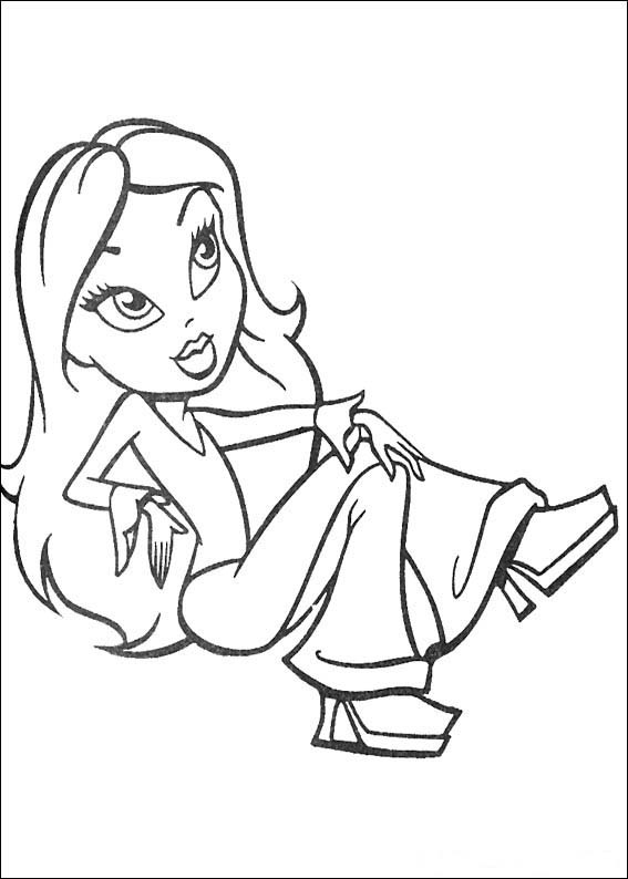 Coloring Books Printables
 Bratz Coloring Pages Free Printable Coloring Pages