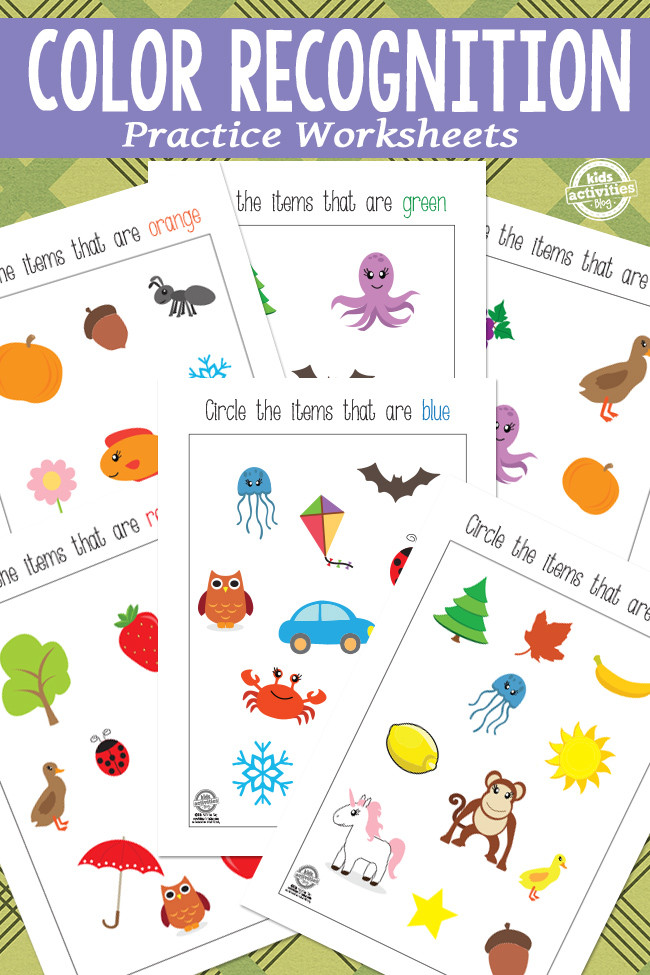 Coloring Game For Children
 Color Recognition Printables