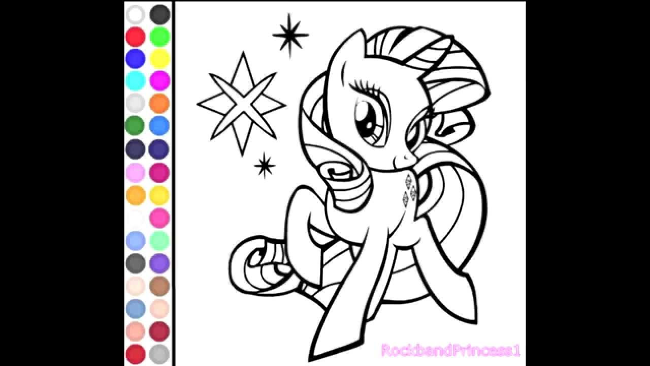 Coloring Game For Children
 My Little Pony Coloring Games line For Kids Free