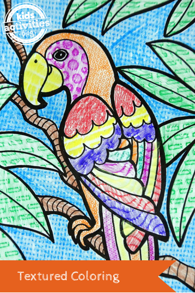 Coloring Ideas For Kids
 Textured Coloring