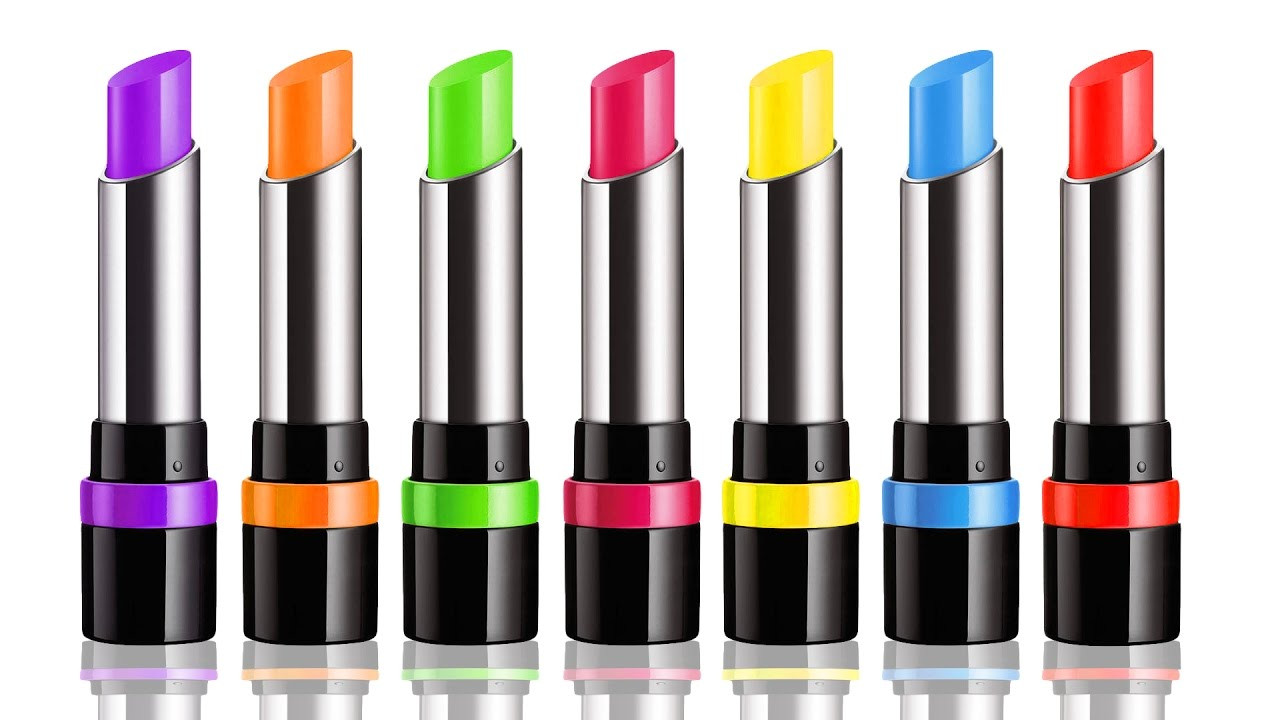 Coloring Ideas For Kids
 Learn Colors With Lipstick