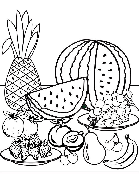 Coloring Page For Kids
 Printable Summer Coloring Pages