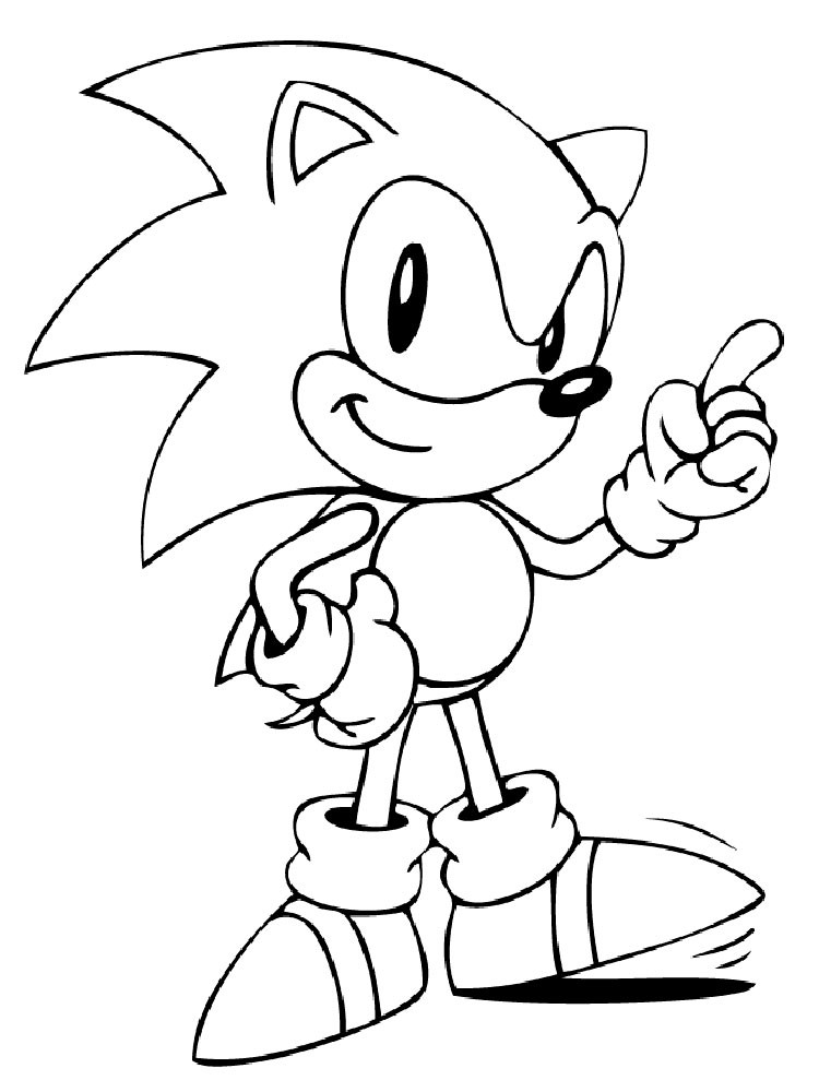 Coloring Pages For Boys
 Super Sonic coloring pages Free Printable Super Sonic