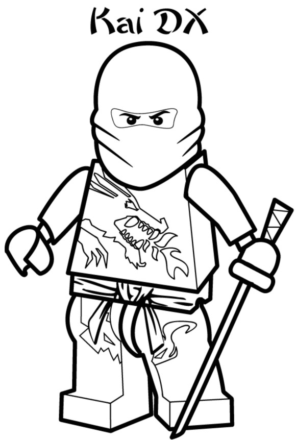 Coloring Pages For Boys Lego Ninjago
 Kai Ninjago Coloring Pages coloring kids