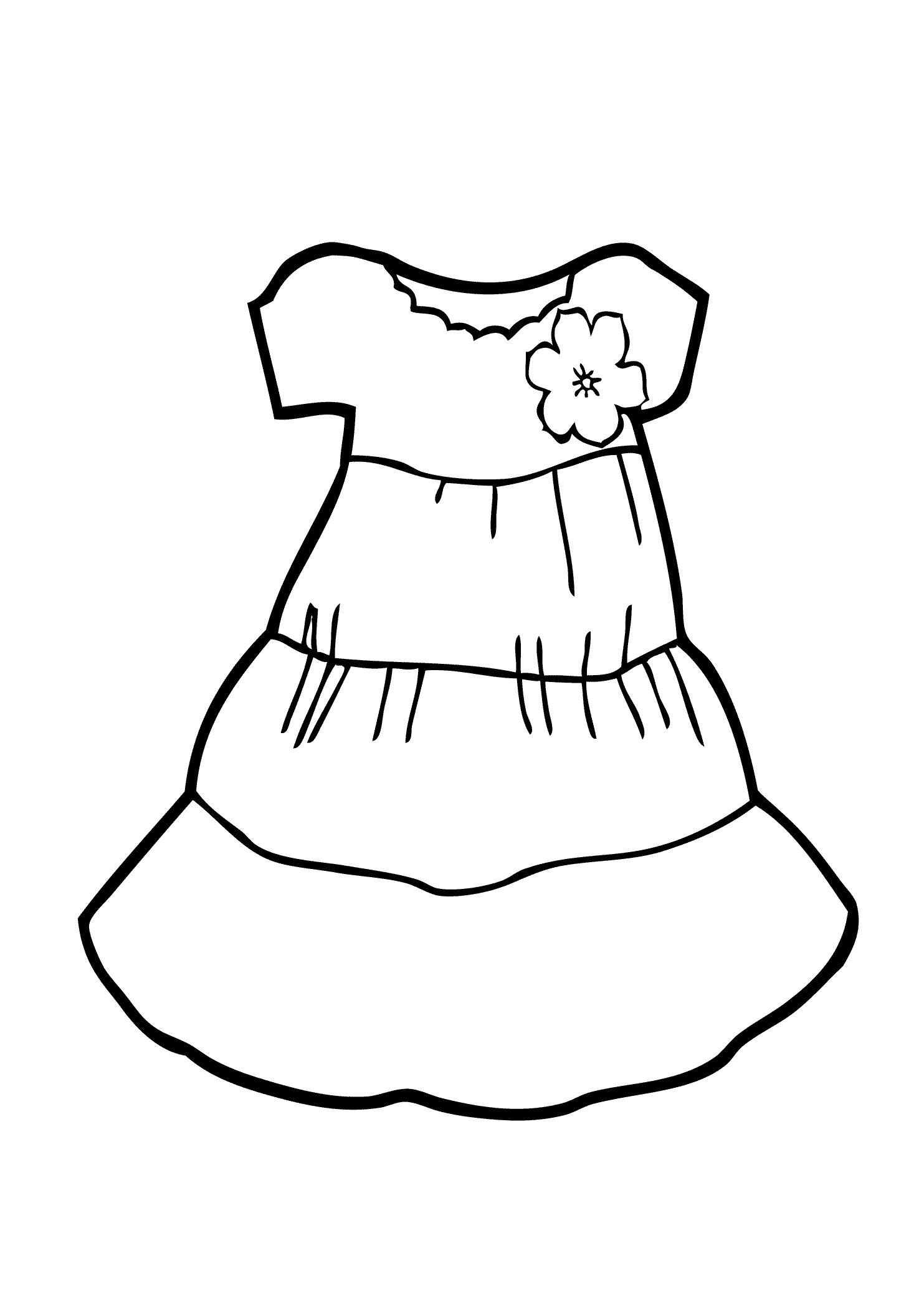 25 Of the Best Ideas for Coloring Pages for Girls Dresses - Home ...