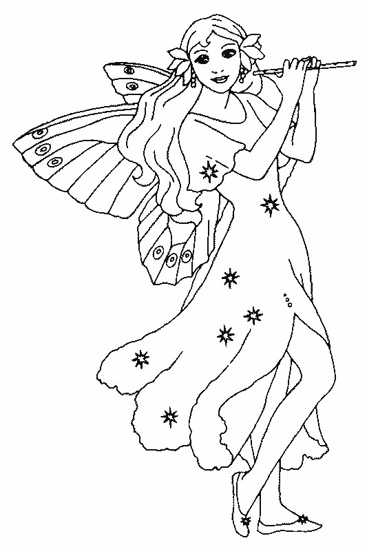 Coloring Pages For Girls Fairies
 Fairy Talls Coloring Pages To Girls