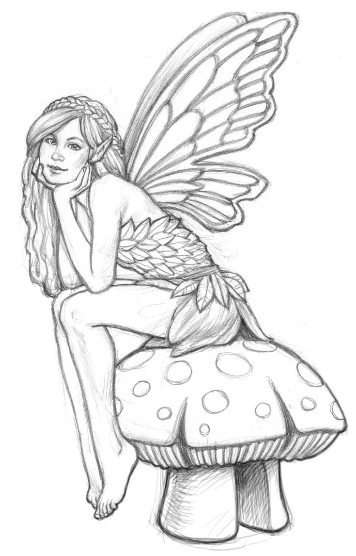 Coloring Pages For Girls Fairies
 Product Design Garden by Nicholas Mikesell at Coroflot
