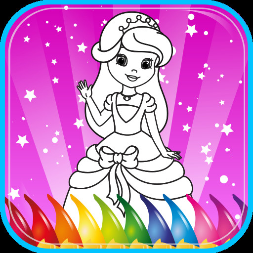 Coloring Pages For Girls Games
 Princess Coloring Book for kids coloring game for girls