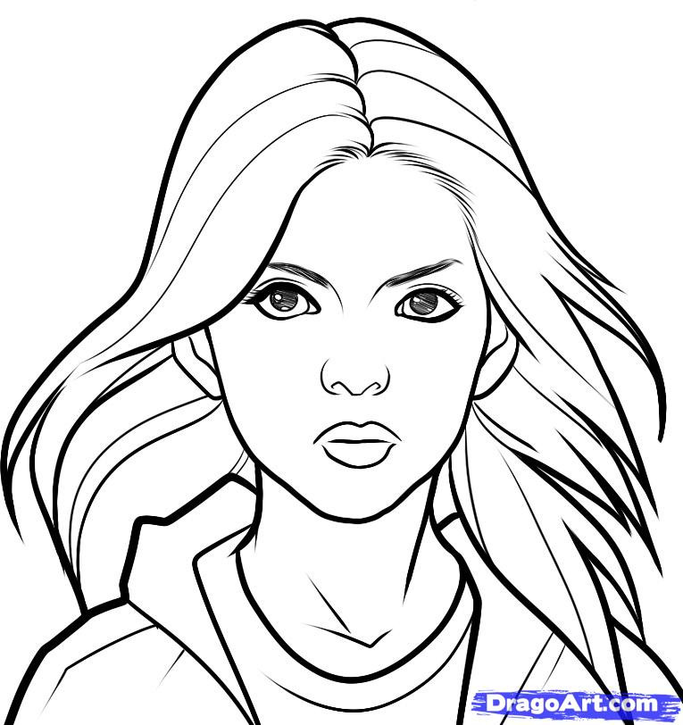 Coloring Pages For Girls Games
 How to Draw Katniss Everdeen Katniss Everdeen Hunger