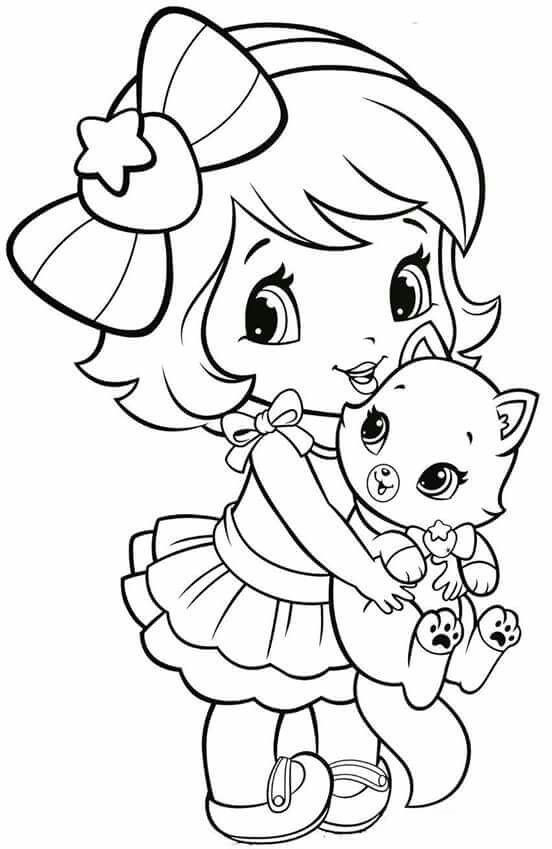 Coloring Pages For Girls Printable
 Coloring Pages Little Girl