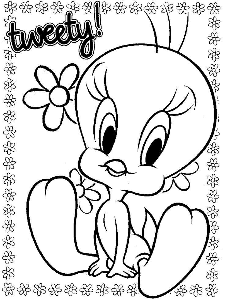 Coloring Pages For Girls Printable
 32 best Coloring Looney Tunes images on Pinterest