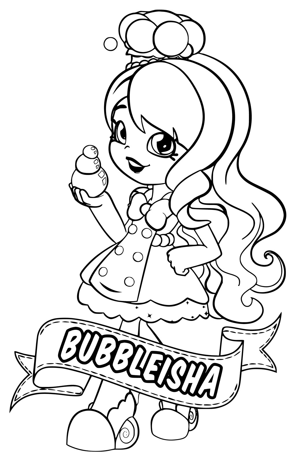 Coloring Pages For Girls Shopkins
 Shoppies Coloring Pages SHOPKINS