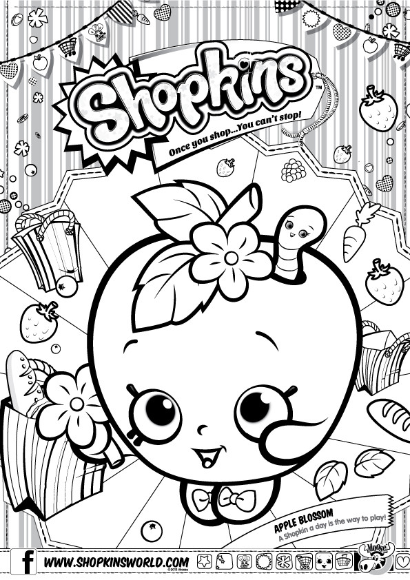 Coloring Pages For Girls Shopkins
 Shopkins Birthday Party Ideas girl Inspired