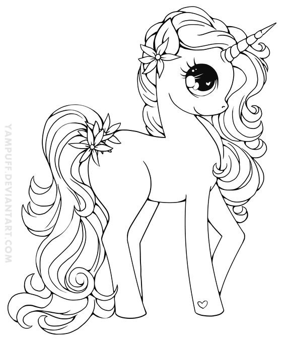 The Best Coloring Pages for Girls Unicorn - Home, Family, Style and Art