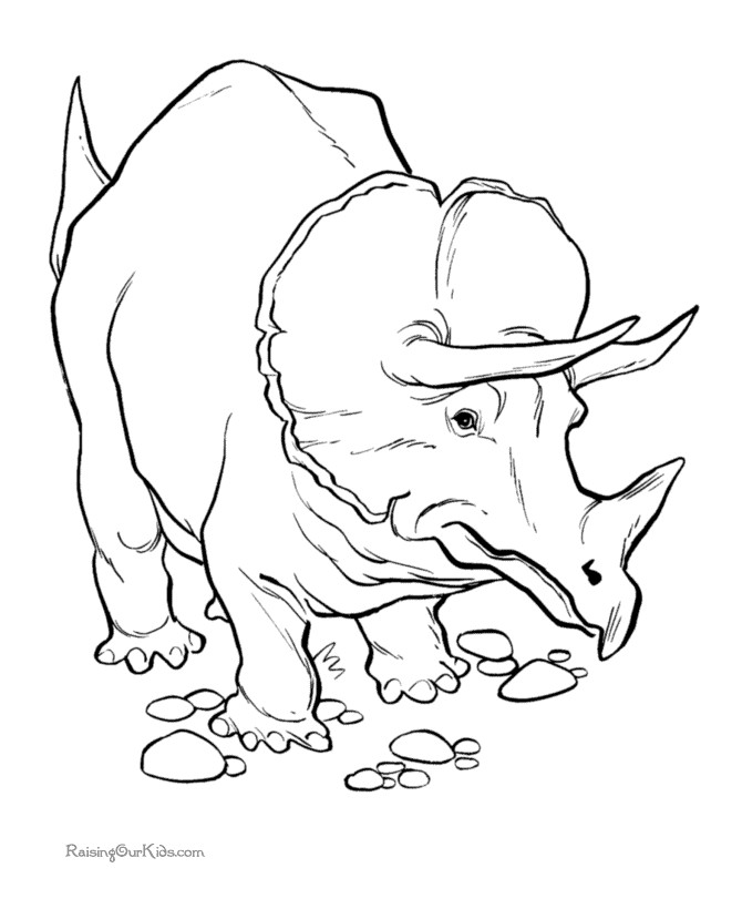 Coloring Pages For Kids Dinosaurs
 Dinosaur Coloring Pages 001