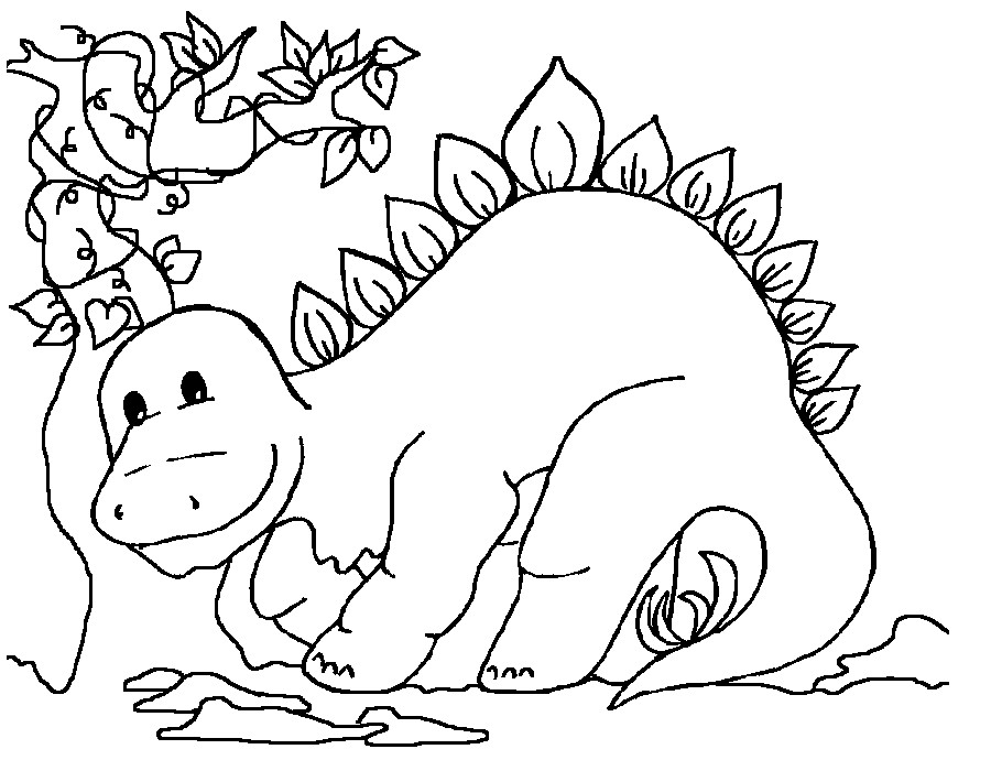 Coloring Pages For Kids Dinosaurs
 dinosaur2 08 – BAHAN SEKOLAH MINGGU