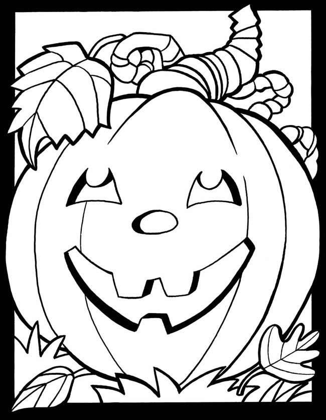 Coloring Pages For Kids Fall
 Waco Mom Free Fall and Halloween Coloring Pages