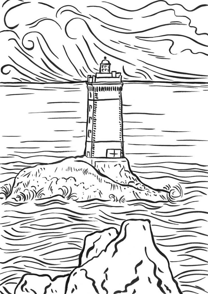 Coloring Pages For Kids For Free
 Free Printable Lighthouse Coloring Pages For Kids