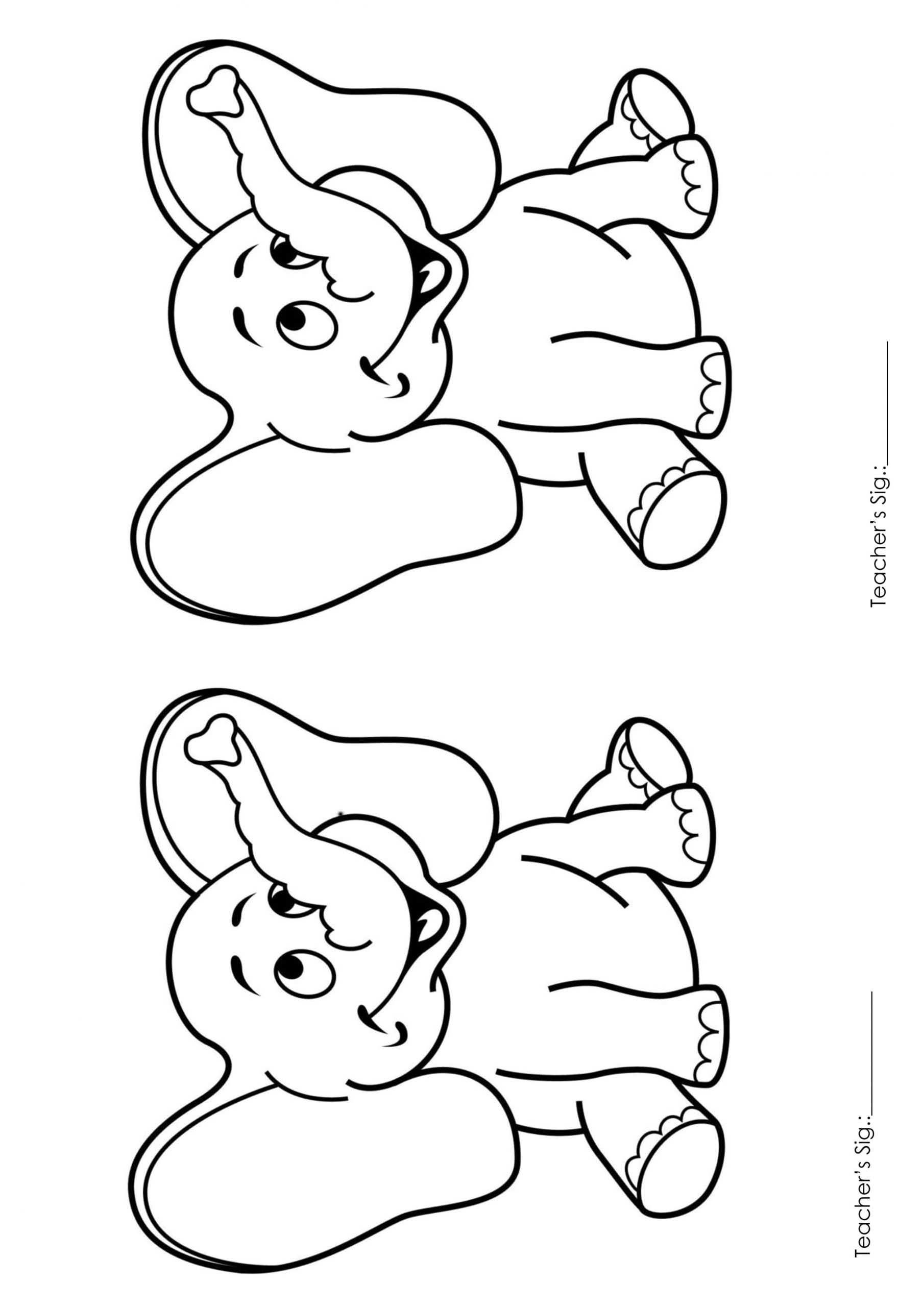 Coloring Pages For Kids For Free
 Printable Coloring Pages for Kids Playgroup A4 Size 1