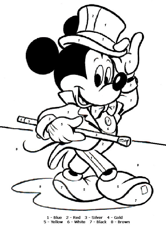 Coloring Pages For Kids Mickey Mouse
 Disney Coloring Pages Mickey Mouse Be e A Magician