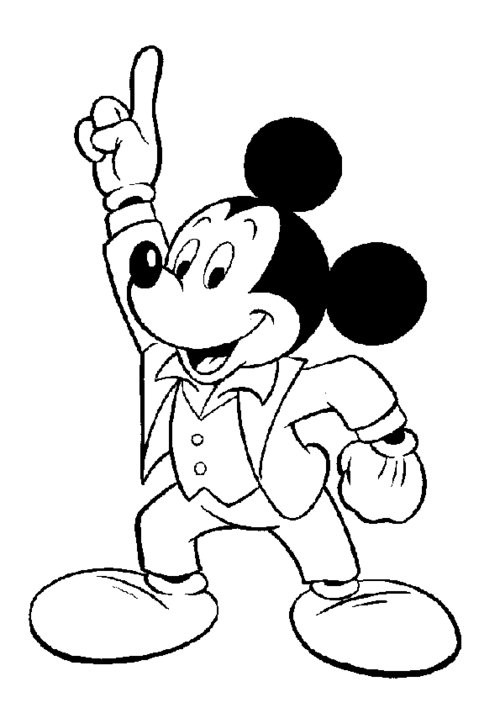 Coloring Pages For Kids Mickey Mouse
 Free Mickey Mouse Coloring Pages For Kids Disney