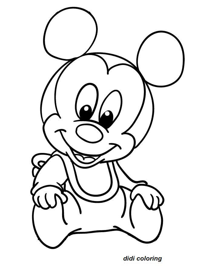 Coloring Pages For Kids Mickey Mouse
 dania rehman Mickey Mouse