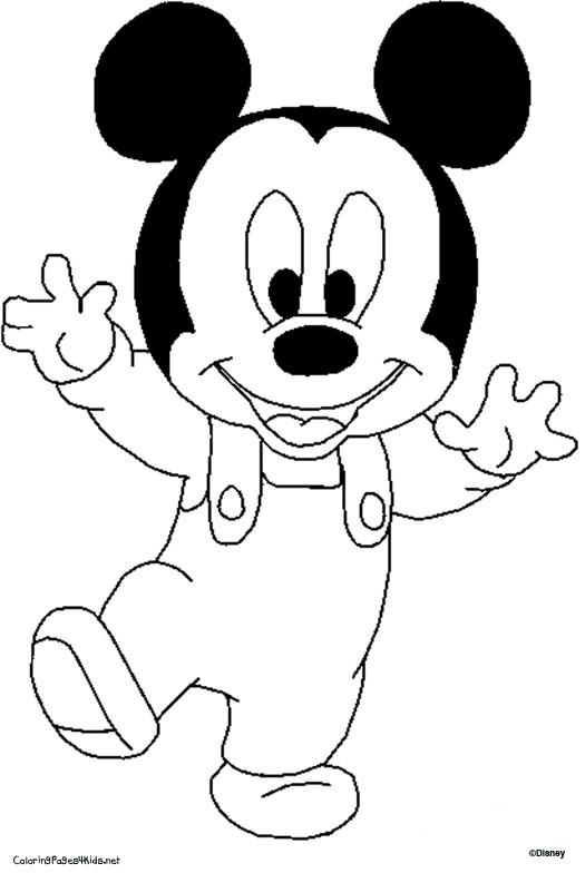 Coloring Pages For Kids Mickey Mouse
 Mickey Mouse Coloring Pages 2018 Dr Odd