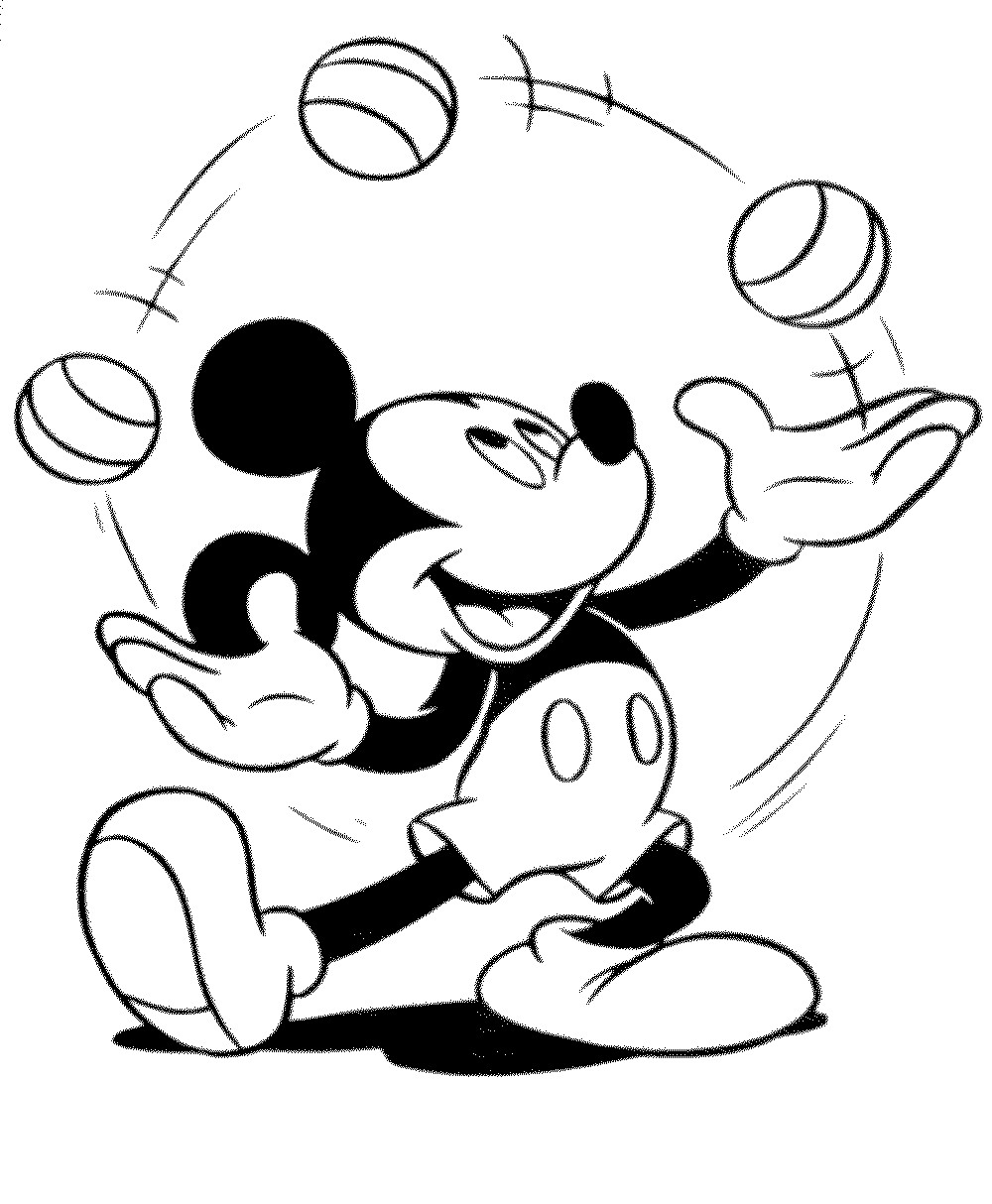 Coloring Pages For Kids Mickey Mouse
 Learning Through Mickey Mouse Coloring Pages
