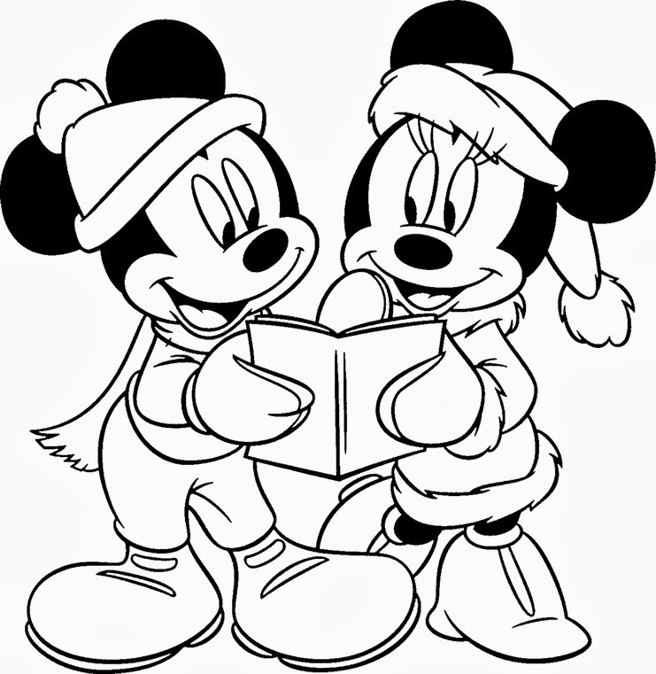 Coloring Pages For Kids Mickey Mouse
 Free Christmas Coloring Pages For Kids
