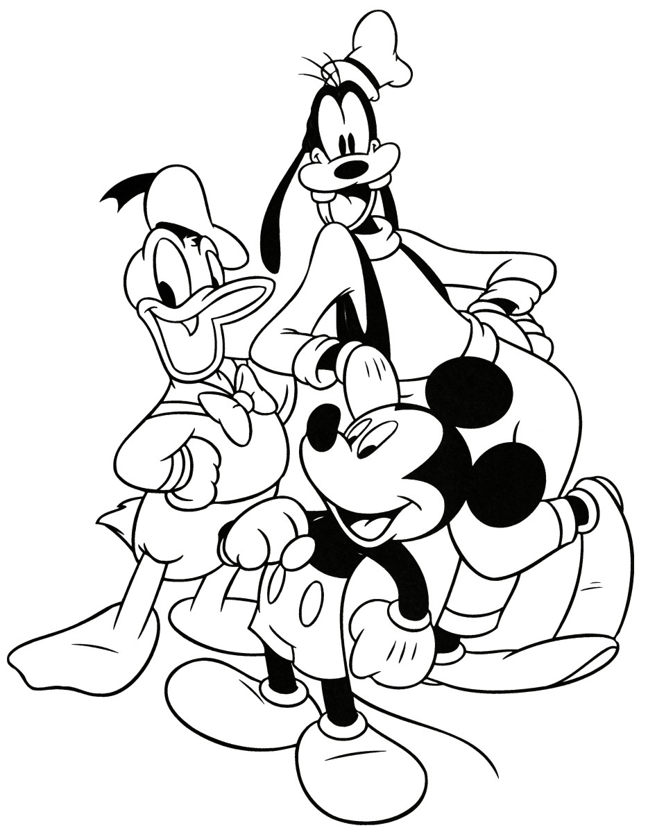 Coloring Pages For Kids Mickey Mouse
 Mickey Mouse Coloring Pages