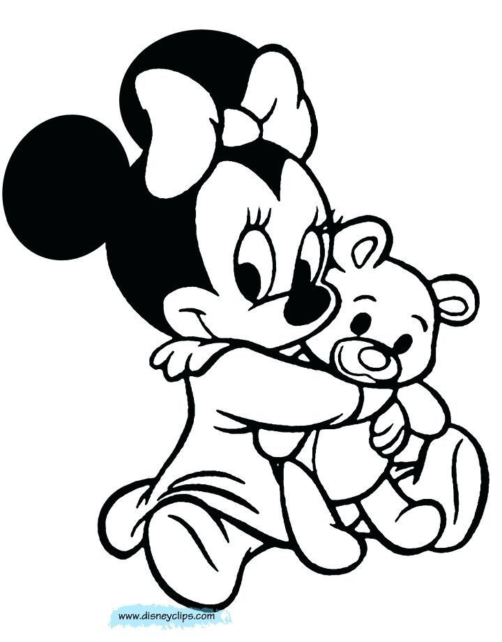 Coloring Pages For Kids Minnie Mouse
 minnie mouse printable coloring pages baby minnie mouse