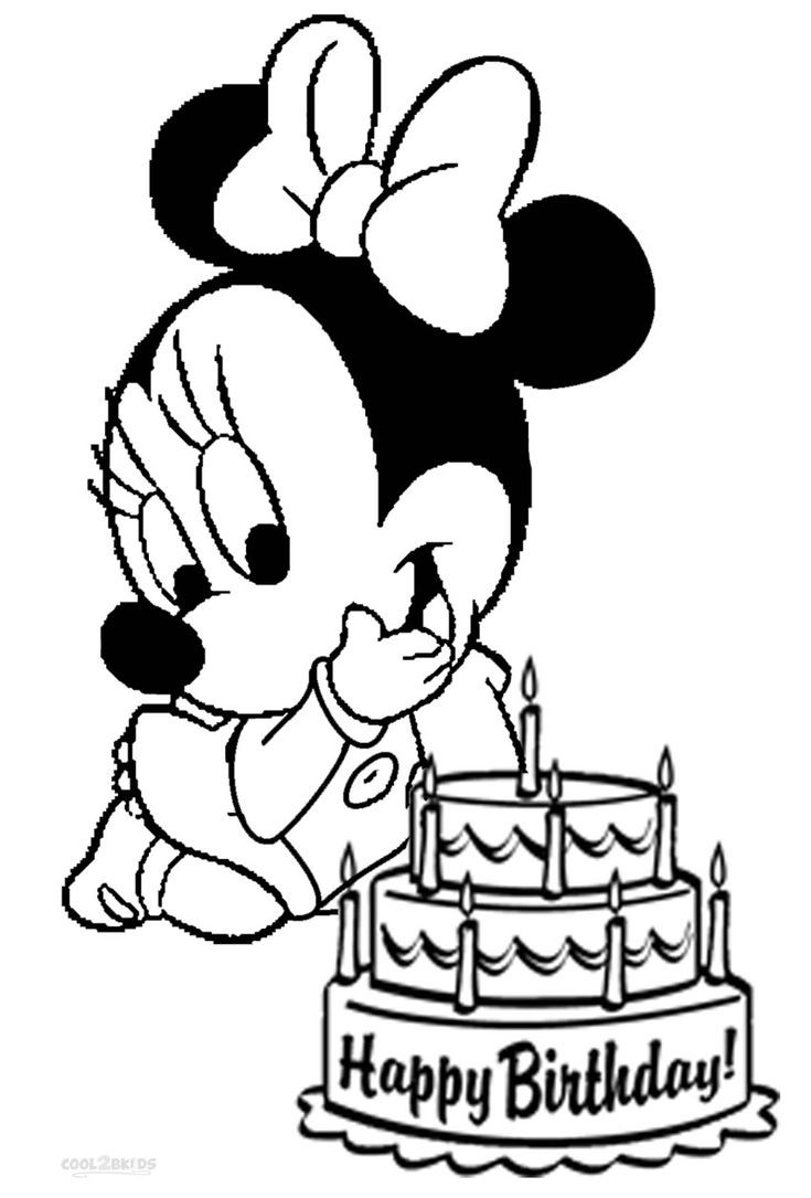 Coloring Pages For Kids Minnie Mouse
 Mooie Kleurplaat Verjaardag Tante