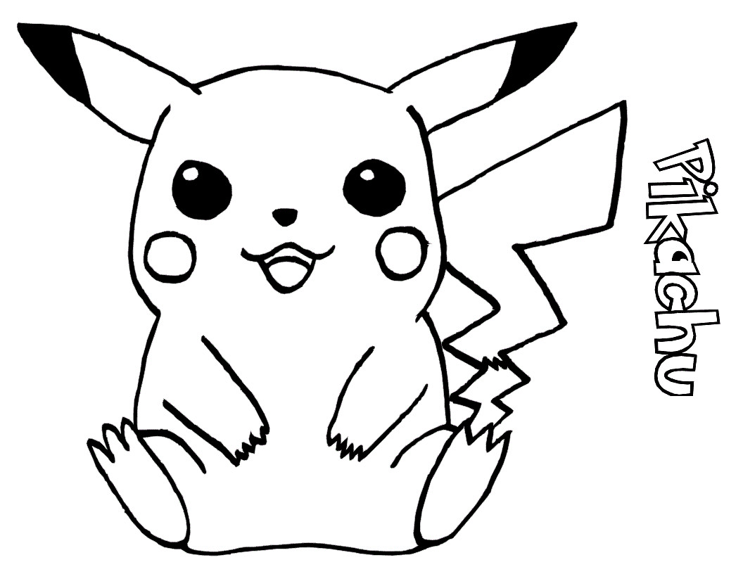 Coloring Pages For Kids Pikachu
 Ausmalbilder für Kinder Malvorlagen und malbuch
