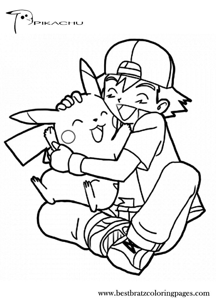 Coloring Pages For Kids Pikachu
 227 best images about Coloring pages on Pinterest