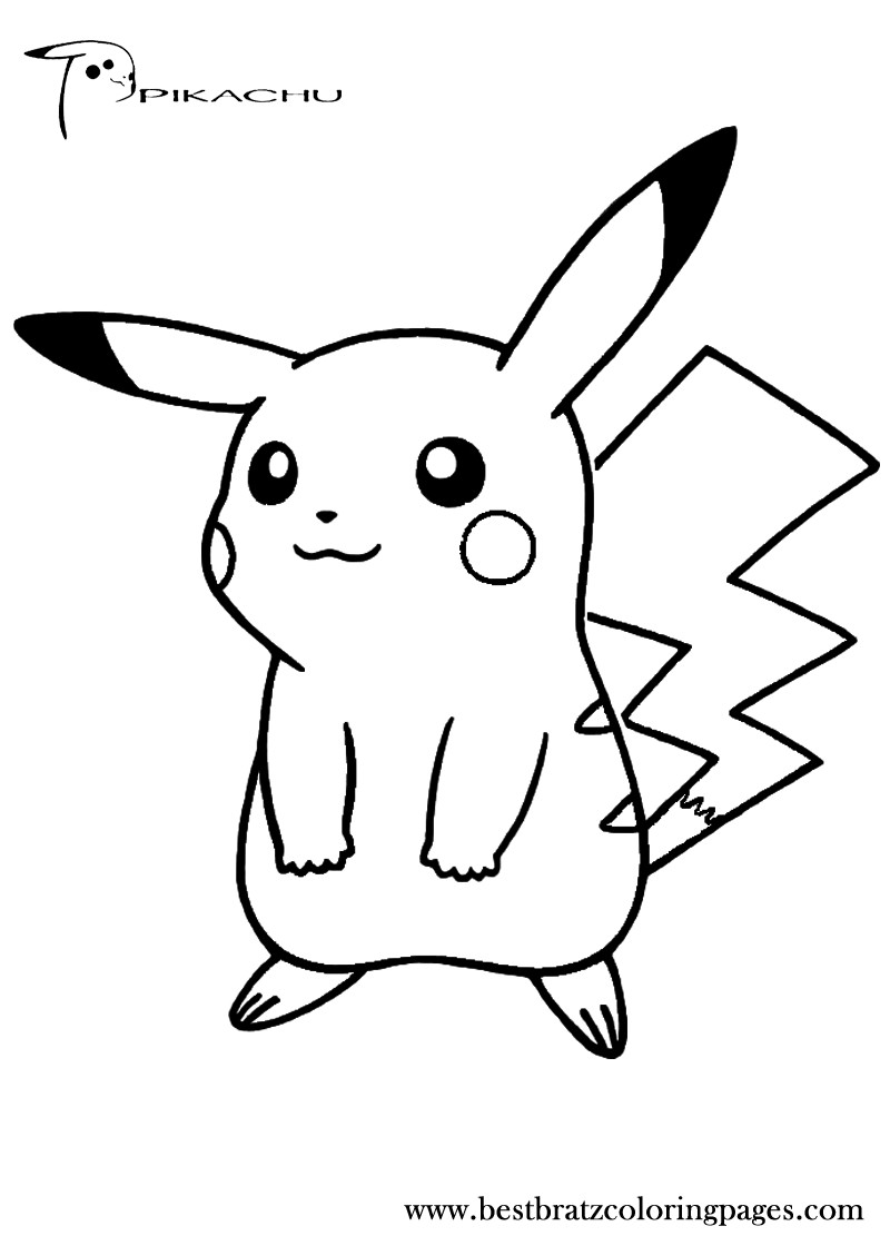 Coloring Pages For Kids Pikachu
 Pikachu Coloring Pages