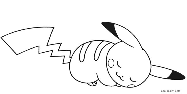 Coloring Pages For Kids Pikachu
 Printable Pikachu Coloring Pages For Kids