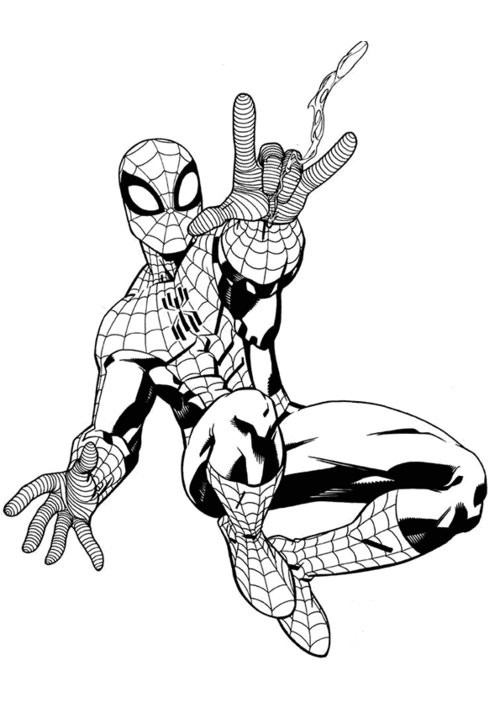 Coloring Pages For Kids Spiderman
 Spiderman Coloring Pages For Kids Disney Coloring Pages