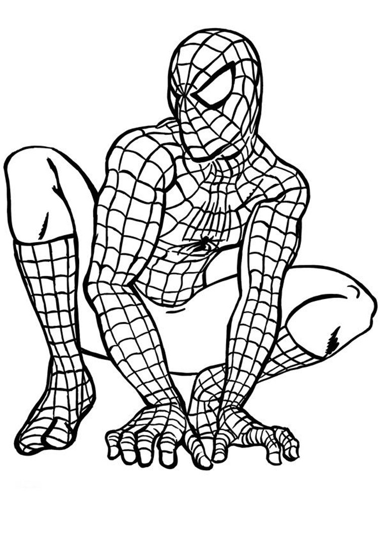 Coloring Pages For Kids Spiderman
 Spiderman free to color for children Spiderman Kids