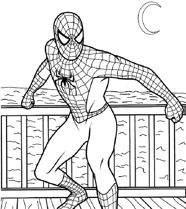 Coloring Pages For Kids Spiderman
 Interactive Magazine Coloring pictures of spiderman