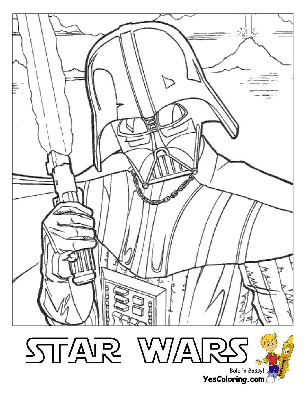 Coloring Pages For Kids Star Wars
 Star Wars Pages