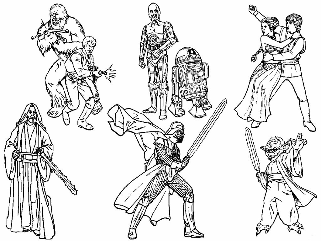 Coloring Pages For Kids Star Wars
 Free Printable Star Wars Coloring Pages Free Printable