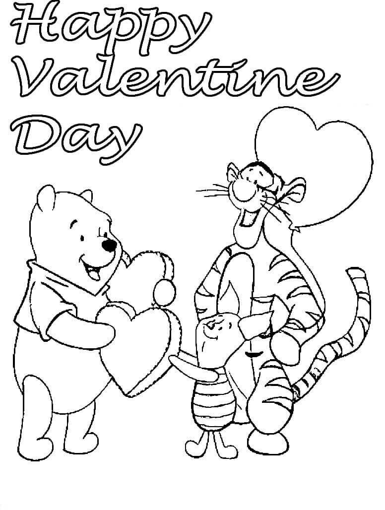 Coloring Pages For Kids Valentines Day
 Free Printable Valentine s Day Coloring Pages