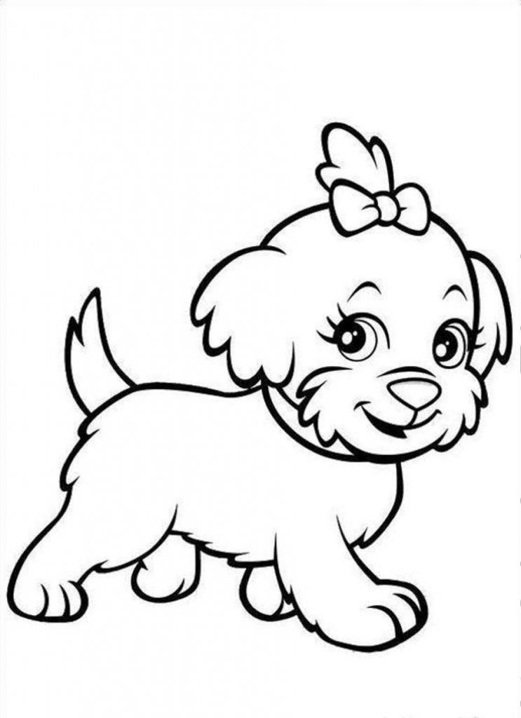 Coloring Pages For Toddlers To Print
 Free Printable Puppies Coloring Pages For Kids