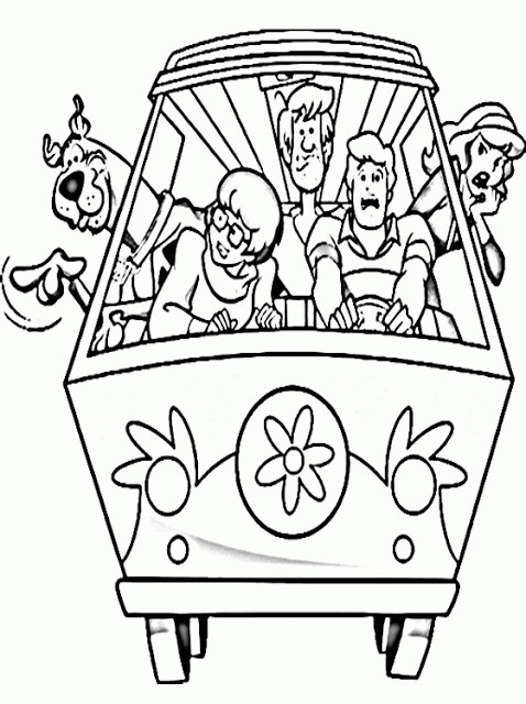 Coloring Pages Free Printable
 Kids Page Printable Scooby Doo Coloring Pages
