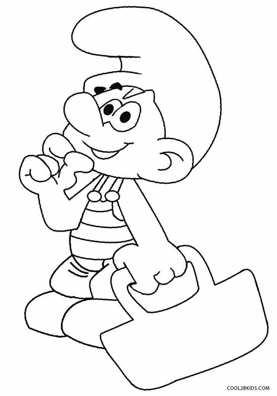 Coloring Pages Toddlers
 Printable Smurf Coloring Pages For Kids